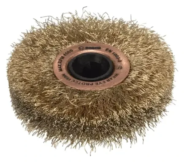 BOSCH BM10 / Brúsna kefa / mosadzný povlak / priemer 93 mm (1600A00159)