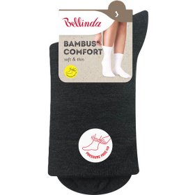 Dámske bambusové ponožky BAMBUS LADIES COMFORT SOCKS Bellinda čierna