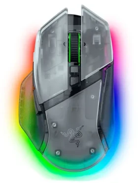 Razer Basilisk V3 35K priehľadná / Bezdrôtová herná myš / optická / 35000 DPI (RZ01-05240400-R3G1)