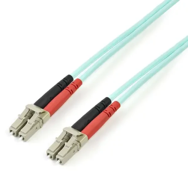 StarTech Aqua / Optický patch kábel LC/LC / Multimode 50/125 OM3 / Duplex / LSZH / 2 m (A50FBLCLC2)