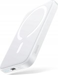 Baseus OS-Baseus Magnetic Mini Air Wireless Fast Charge Power Bank 6000mAh 20W Stellar White（With Simple Series Charging Cable Type-C to Type-C (20V/3A) 30cm White)
