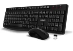 Evolveo K1050-BK- CZ Tichý set bezdrôtovej klávesnice a myši čierna / CZSK znaky / USB-A prijímač 2.4 GHz (K1050-BK-CZ)
