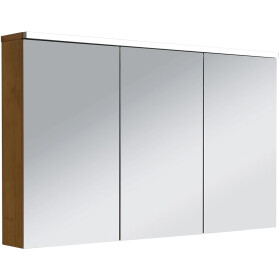 CERANO - Kúpeľňová zrkadlová skrinka s LED osvetlením Avia - dub medový - 115x70x16,5 CER-661915
