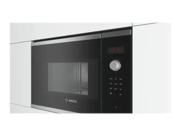 BOSCH BFL523MS0 čierna / Vstavaná mikrovlnná rúra / 20 l / 800 W / LED displej / 7 programov / Dotykové ovládanie (BFL523MS0)