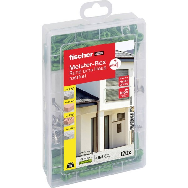 Fischer box s výberom hmoždiniek 531227 1 ks; 531227