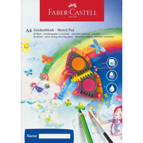Faber-Castell Skicák A4 20 listov 100g/m2 (212046)