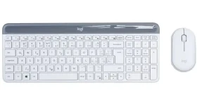 Logitech Slim Wireless Combo MK470 CZ biela / bezdrôtová sada klávesnice a myši / CZ verzia (920-009205CZS)