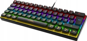 Deltaco Klaviatūra DELTACO GAMING mini mechaninė, UK, RGB, juoda / GAM-075-UK