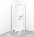 Sprchovací kút štvorec 80x80 cm SAT TEX SATBKTEXQ80CRT SATBKTEXQ80CRT