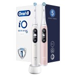 Oral-B iO Series 6 Duo biela|ružová / Elektrická zubná kefka / magnetické iO / 5 režimov / AI / OLED (4210201381877)