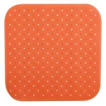MSV CLASS Premium protišmyková podložka do sprchy oranžová / SBS kaučuk / 54 x 54 cm
