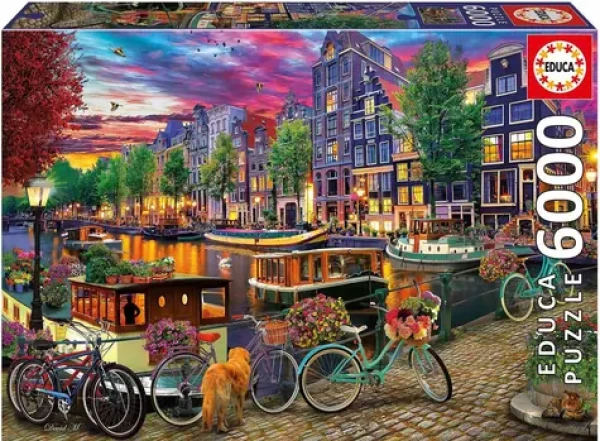 Educa Puzzle Bicykle v Amsterdame