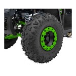 Mamido Detská benzínová štvorkolka RamiGO DISCOVERER 125CC čierno-zelená