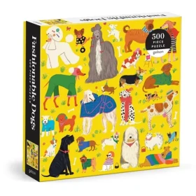 Galison Puzzle Štýlové psy 500 dielikov