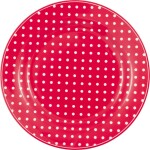 GREEN GATE Porcelánový tanier Dotty Red