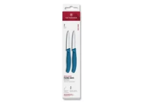 VICTORINOX Swiss Classic Kuchynský nôž 8 cm set 2 ks modrá / špicaté rovné ostrie (6.7602.2C1)
