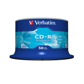 Verbatim 50ks CD- R 700MB 52x (Extra Protection) / Spindl (43351)