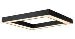Immax NEO CANTO SLIM SMART čierna / Stropné svietidlo / 80x80 cm / 60W / Zigbee 3.0 / TUYA (07239L)