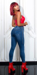 Sexy calssic Skinny Highwaist Jeans denimblue