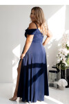 Dlhé šaty 208857 tmavomodré - With You 42/XL