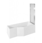 BESCO - Vaňová zástena ROSES - Rozmer A - 80 cm BCROS2S