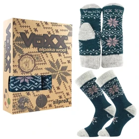 Ponožky VOXX Alta set dark turquoise 1 pack 35-38 118275