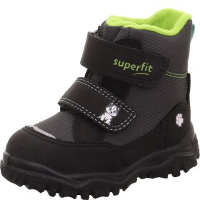 Detské zimné topánky HUSKY1 Black/Light Green Superfit 1-006047-0020 - 27