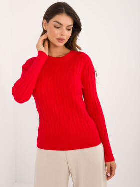 Jumper AT SW 2338 2.61 tmavo červená jedna velikost