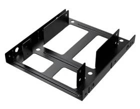 GrauGear G-CV-25T35 čierna / Redukcia 2,5" na 3,5" / Pre 2x HDD/SSD / Kovová (G-CV-25T35)