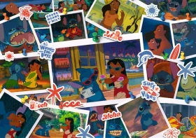 Trefl - Puzzle - LiloStitch: Sladké spomienky