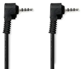 Nedis audio video kábel jack 3,5 mm - jack 3,5 mm čierny / Audio video kábel / poniklované konektory / 2 m (CVGL22000BK20)