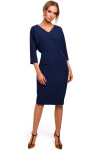 Made Of Emotion Dress M464 Navy Blue