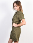 Fox Wrenching Romper FATIGUE GREEN dámske šaty krátke - XS