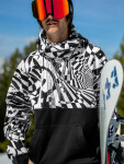 Volcom Hydro Riding BLACK WHITE pánska mikina - M