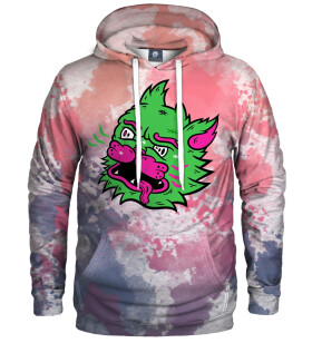 Aloha From Deer Tie Dye Hoodie HK Pink