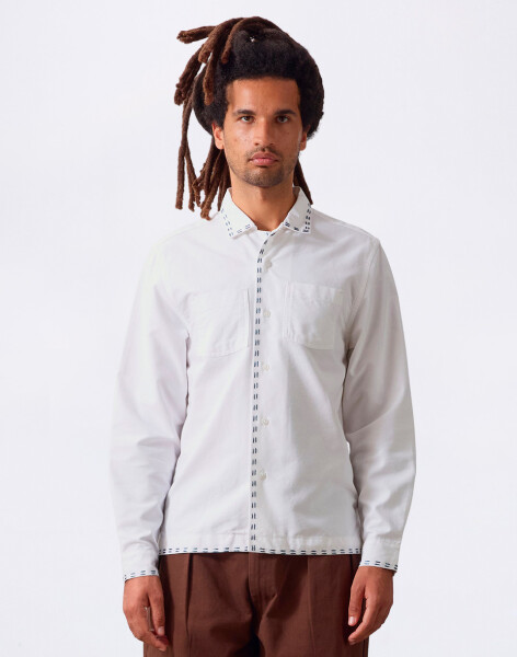 Service Works Trace Resort Shirt White L