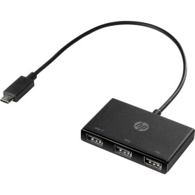 HP Inc. HP USB-C to USB-A Hub USB-C® (USB 3.1) MultiPort húb; Z6A00AA