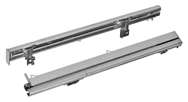 BOSCH HEZ638000 nerezová / Výsuv do rúry / Teleskopický / Nezávislý na úrovni / Nosnosť 16 kg (HEZ638000)