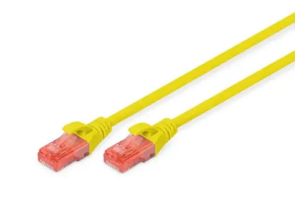 Digitus / Patch kábel Cat6 U/UTP / RJ45 / 1 m / žltá / LSZH (DK-1617-010/Y)