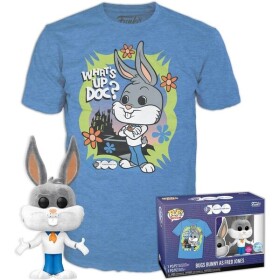 Funko POP! Tee Box: WB100- Bugs ako Fred (Flocked)