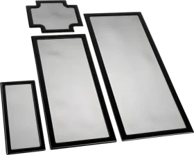 DEMCiflex Dark Base Pro 900 čierna / Sada prachových filtrov / Magnetické (DF0868)