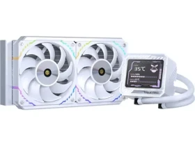 Valkyrie VK-AIOV240W biela / AIO vodný chladič CPU / 2x 120 mm / 29.5dB / AMD + Intel (VK-AIOV240W)