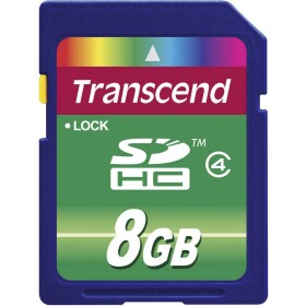 Transcend Standard pamäťová karta SDHC 8 GB Class 4; TS8GSDHC4