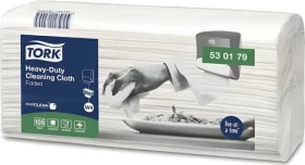 Tork 530179 biela / Netkaná utierka v odstrižkoch / 105 ks (530179)