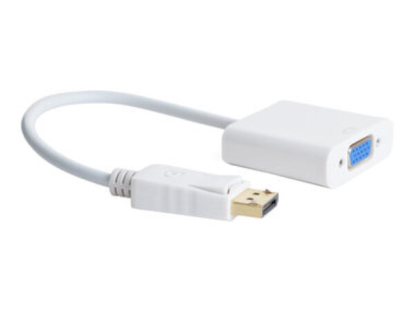 Gembird A-DPM-VGAF-02-W DisplayPort 1.1 - VGA 0.15m biela (A-DPM-VGAF-02-W)