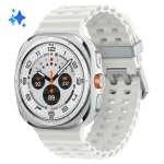 Samsung Galaxy Watch Ultra (2025) 47mm biela / Chytré hodinky / AMOLED / Wi-Fi + LTE / BT / GPS / Wear OS (SM-L705FAW2EUE)