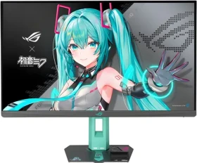 27" Asus ROG Strix XG27ACMEG-G Hatsune Miku Edition / Monitor / Fast IPS / QHD / 260Hz / 0,3ms / HDMI 2.1 + DP + USB-C