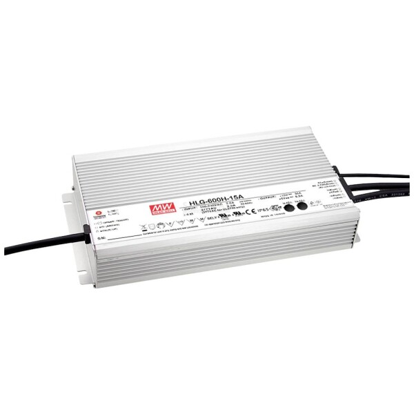 MEAN WELL LED driver 540 W 36 A 15 V bez možnosti stmievania; HLG-600H-15