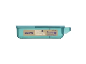 Sistema Ocean Bound Slide n Snack Delený desiatový box 445 ml mätová (8592001419506)