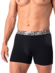 Boxerky Key MXH 240 A25 Bamboo M-2XL černá M